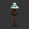 Table Lamp Industrial Table Lamp Homemade Table Lamp Industrial Wind Folding Table Lamp Lighting Lamps Lighting Fixtures 3d model