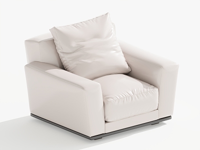 Single sofa single chair leisure chair 3d model