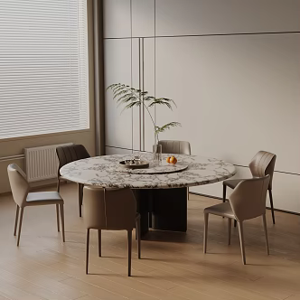 Modern table combination 3d model