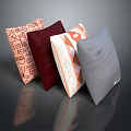 Colorful Decorative Pillows With Geometric And Abstract Patterns In Various Tones For Home Decor