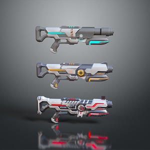 Sci-fi Pistol Game Pistol Sci-fi Firearms Sci-fi Game Gun Game Firearms Game Gun 3d model