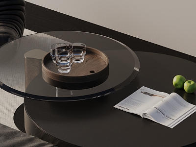 Modern coffee table model