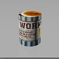 Creative Work Themed Cup With Inspiring Thinking Hours Text And Caramelized Top Design