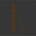 Orange Metal Scaffolding Structure With Poles For Construction Site Use