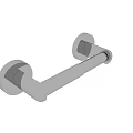 Modern Bathroom Towel Rack With Stainless Steel Wall Mounted Sleek Design