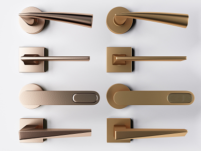 Light Luxury Door Handle Hardware Handle Door Handle Combination model