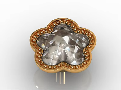 Light Luxury Hardware Handler 3d model