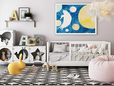 Children's room combination 3d model