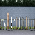 Modern Landscape Lamp Lawn Lamp Road Flag Lamp Garden Lamp Floor Lamp Garden Street Lamp Floor Lamp Outdoor Lamp Post Simple Lamp 3d model