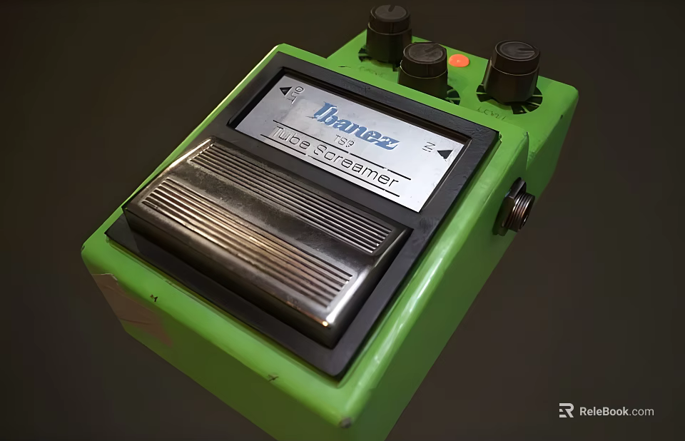 Green Ibanez Guitar Wah Pedal Musical Instrument Equipment For Musicians 3d model 