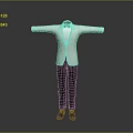 White Suit Mannequin With Black Bow Tie Black Pants Black Shoes And Outstretched Arms