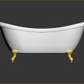 Bathtub Deluxe Bathtub Large Bathtub Household Ceramic Bathtub 3d model