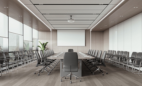 Modern Conference Room 3d model