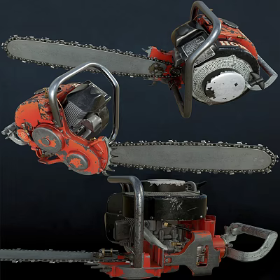modern chainsaw 3d model modern chainsaw 3d model