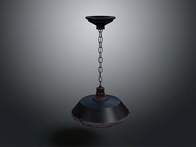 Modern Black Hanging Chair With Metal Chain And Bowl Shaped Seat Design 3d model