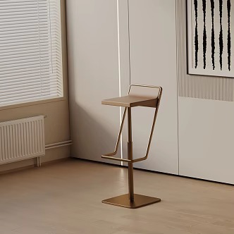 Modern Bar Chair 3d model
