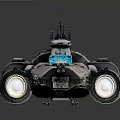 Futuristic Space Exploration Vessel With Metallic Structure Engine Modules And Antenna Arrays