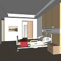 Modern Living Room Interior With White Sofas Round Wooden Coffee Table And Wall Art