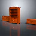 Classic Wooden Entryway Cabinet And Side Cabinet With Drawers And Storage Shelves
