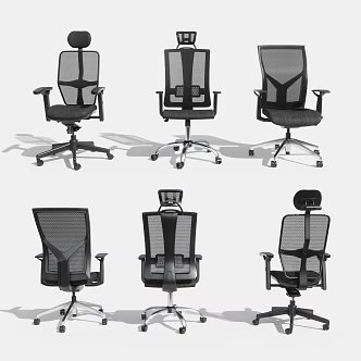 Modern office chair 3d model