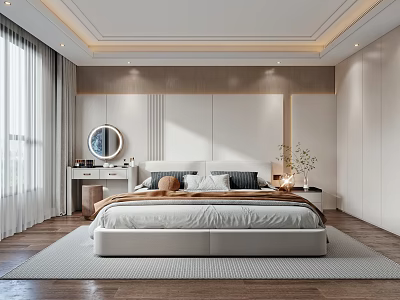 Master Bedroom Modern Bedroom 3d model