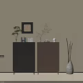Modern Wood Grain Cabinet Ins Style Minimized Style Cabinet Entire Cabinet Sideboard Cabinet Balcony Cabinet Storage Cabinet Home Entrance Cabinet 3d model