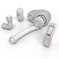Durable Metal Mechanical Parts Including Lever Connector And Fastener Components