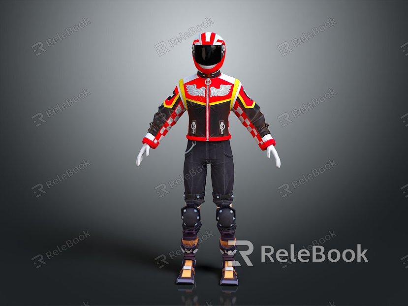 Motorcycle Rider Racer Sports Star Athlete Sports Athlete Figure Game Figure model