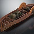 Industrial LOFT ship vintage steam ship vintage ship 3d model