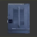 Blue Portable Microwave Oven With Handle And Control Panel For Home Use