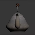 Modern Electric Kettle With Silver Metal Body And Wooden Handle For Kitchen Use