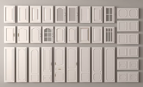 Door Panel Cabinet Door Drawer 3d model