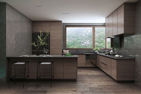 Modern Kitchen Park No.1 Xiang Yeon 3d model