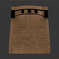 Simple Wooden Chair Design With Vertical Backrest Slats And Square Seat