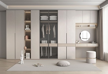 Modern wardrobe 3d model