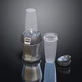 Modern Electric Blender With Transparent Measuring Cups And Lid For Daily Use