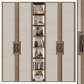 Decorative Wardrobe Decorative Cabinet 3d model