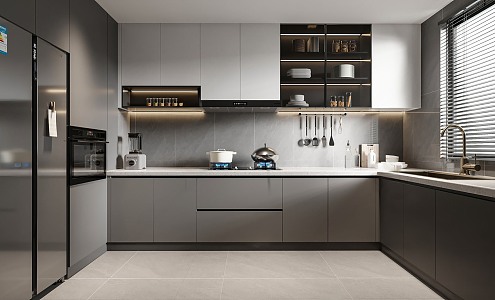 Modern Kitchen 3d model