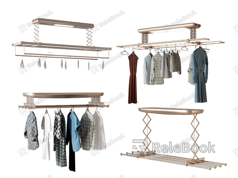 Lifting type drying rack balcony electric drying rack intelligent drying rack model