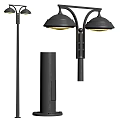 Durable Weatherproof Outdoor Lights Including Light Poles Floodlights and Strip Lights for Gardens
