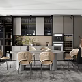 Modern Dining Table 3d model