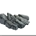 Natural Rock Formations With Rough Textures And Various Shapes In Natural Scene