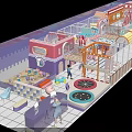 Indoor Playground With Colorful Structures Climbing Facilities Slides Where Children Play Joyfully With Parents