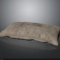 Soft Linen Pillow Cushion For Home Living With Natural Texture And Decorative Pattern