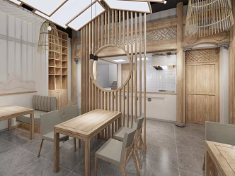 New Chinese Restaurant 3d model