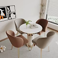 Modern Negotiation Tables and Chairs 3d model