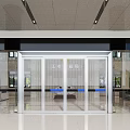 Government Service Hall Interior With Modern Design Reception Desk And Bright Waiting Area