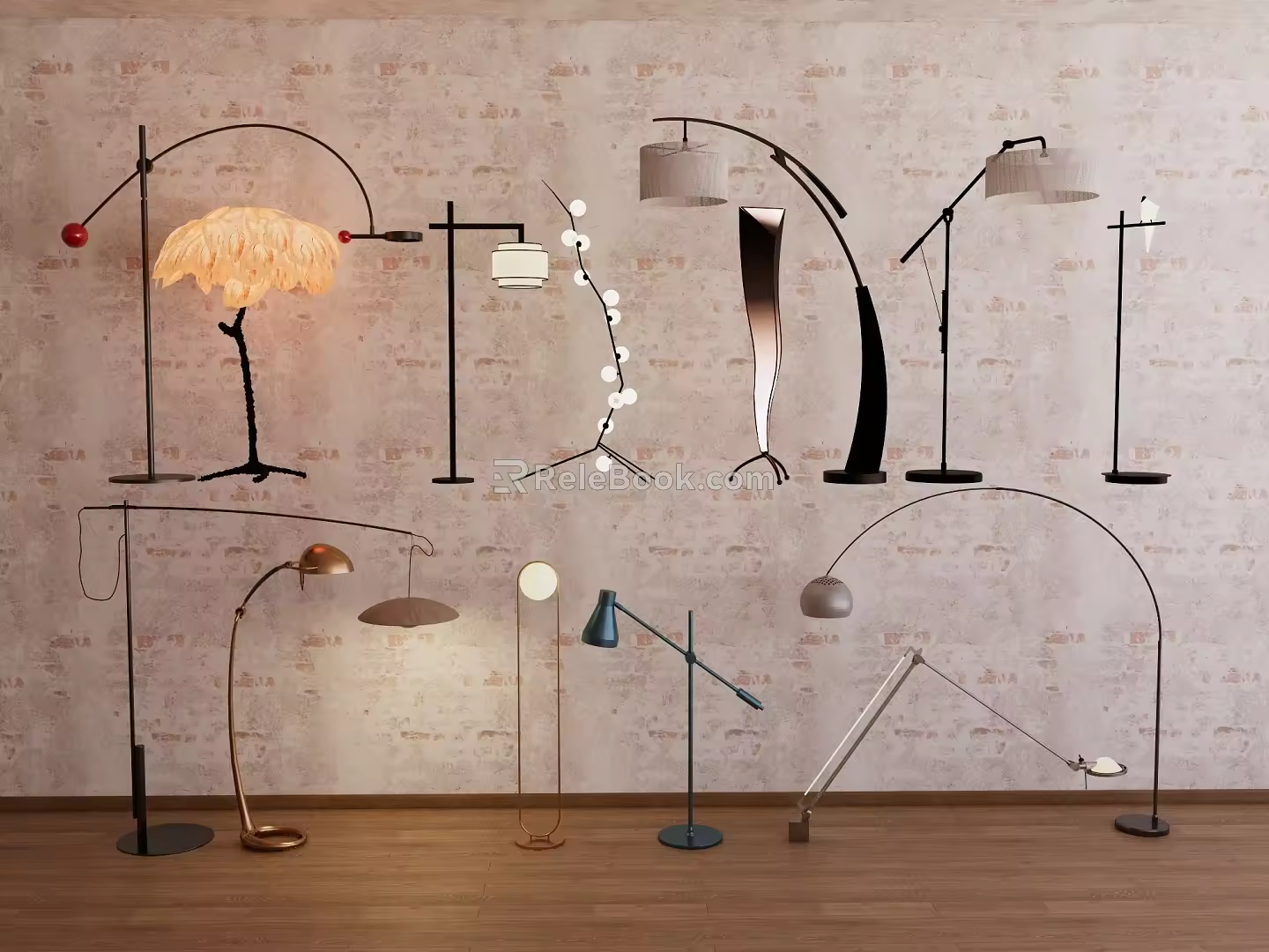 Floor lamp 3d model