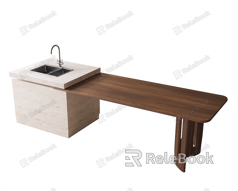 Modern island table model