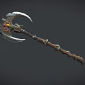 Modern Tomahawk Fantasy Tomahawk 3d model
